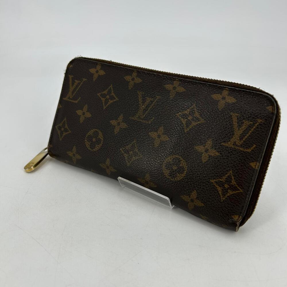 Louis Vuitton Zippy Wallet Long Leather Black